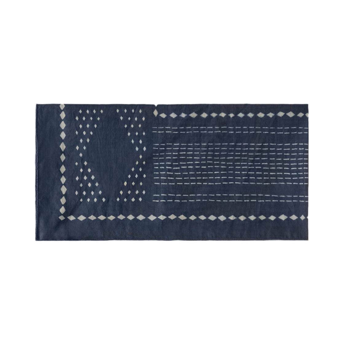 C.P. 컴퍼니 프린티드 머슬린 로고 반다나 토탈 이클립스 블루 - 26SS(C.P. Company Printed Muslin Logo Bandana Total Eclipse Blue - 26SS) - 1