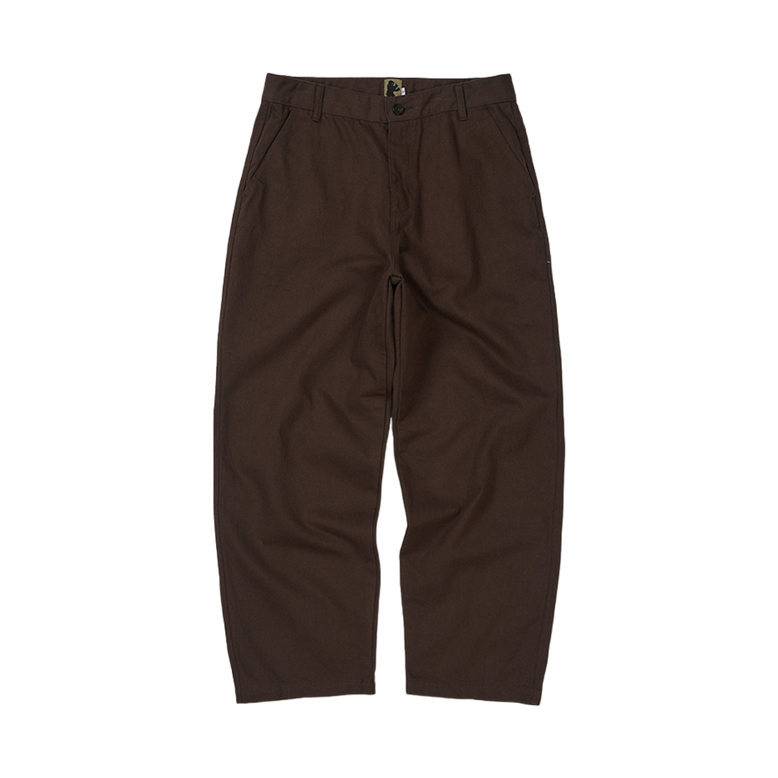 사일런트실러블 와이드 치노 팬츠 브라운(SILENTSYLLABLE Wide Chino Pants Brown)