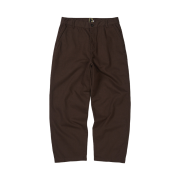 SILENTSYLLABLE Wide Chino Pants Brown
