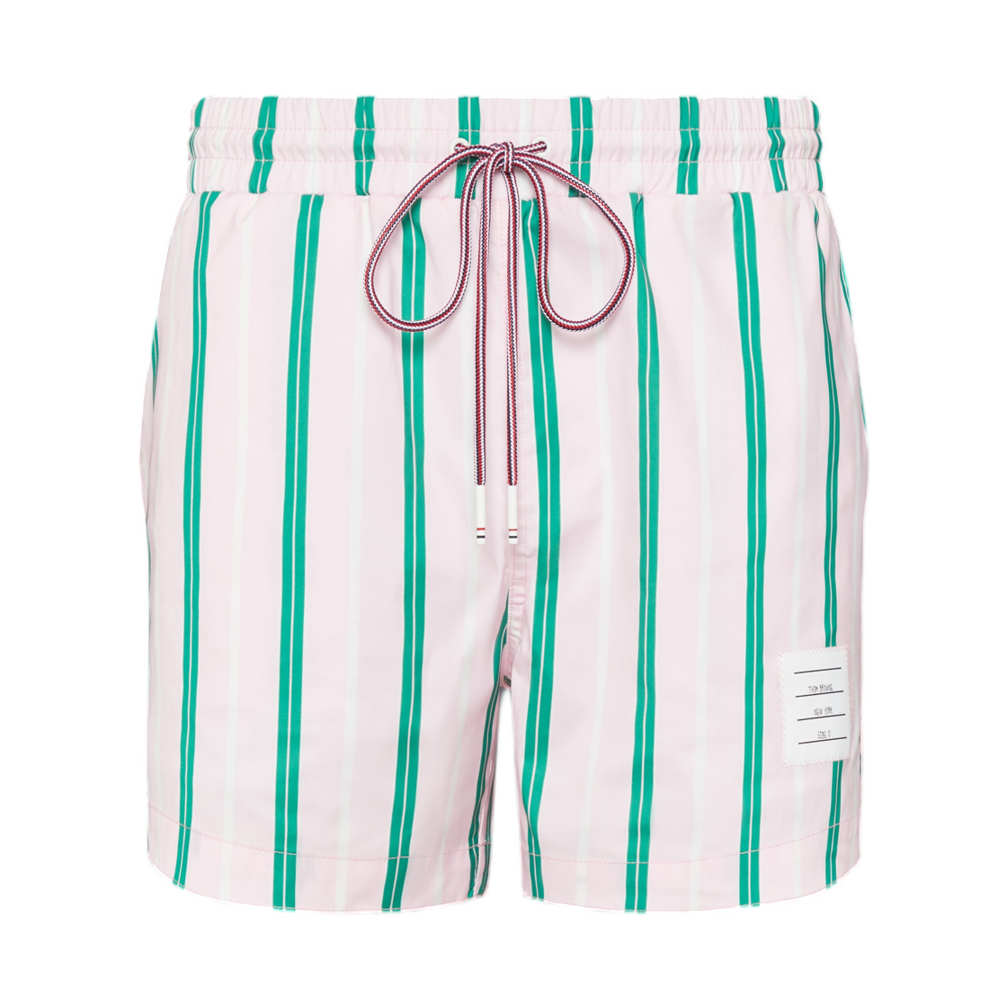 톰브라운 렙 스트라이프 스윔 쇼츠 라이트 핑크(Thom Browne Repp Stripe Swim Short Light Pink)