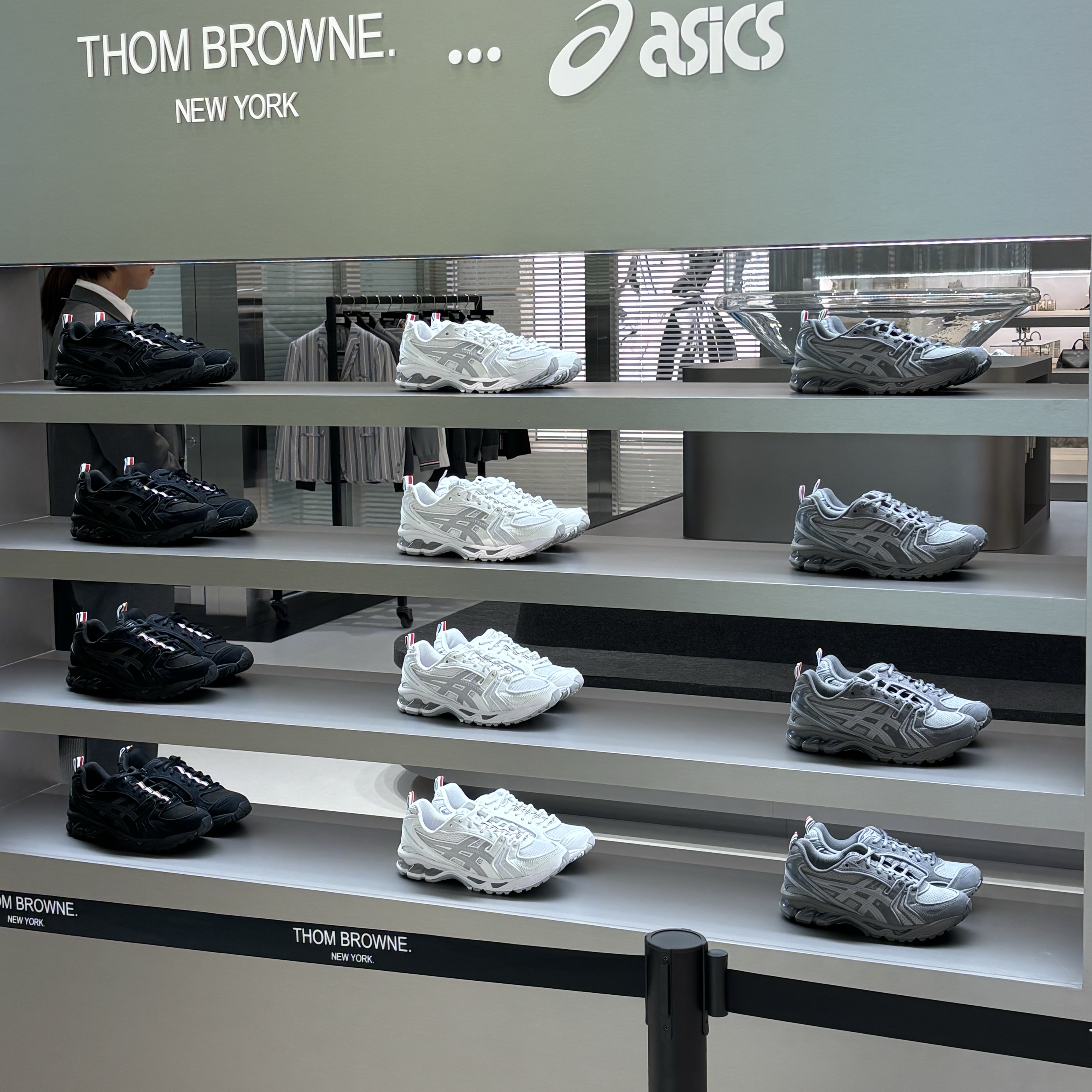 Asics x Thom Browne Gel-Kayano 14 Grey 착용 스타일
