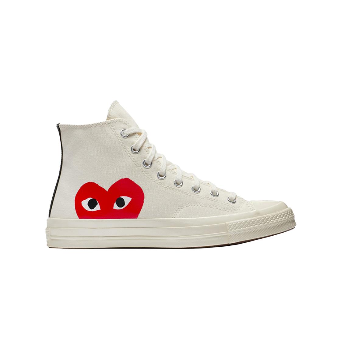 P1K112BEIGE Converse x Play Comme des Garcons Chuck 70 Hi Beige