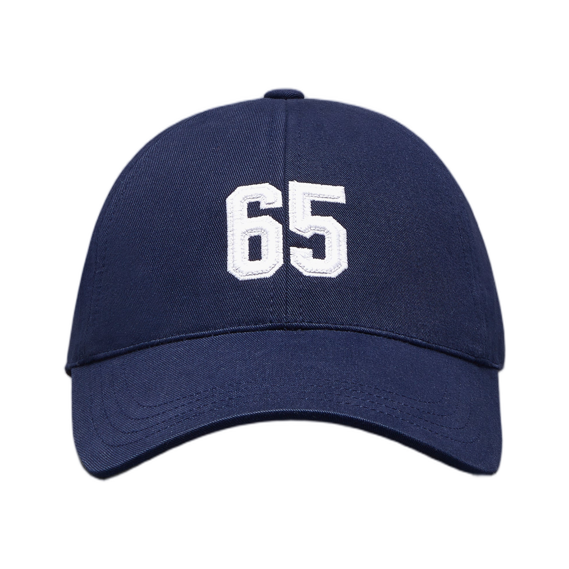 톰브라운 코튼 트윌 65 베이스볼 캡 네이비(Thom Browne Cotton Twill Browne 65 Baseball Cap Navy)