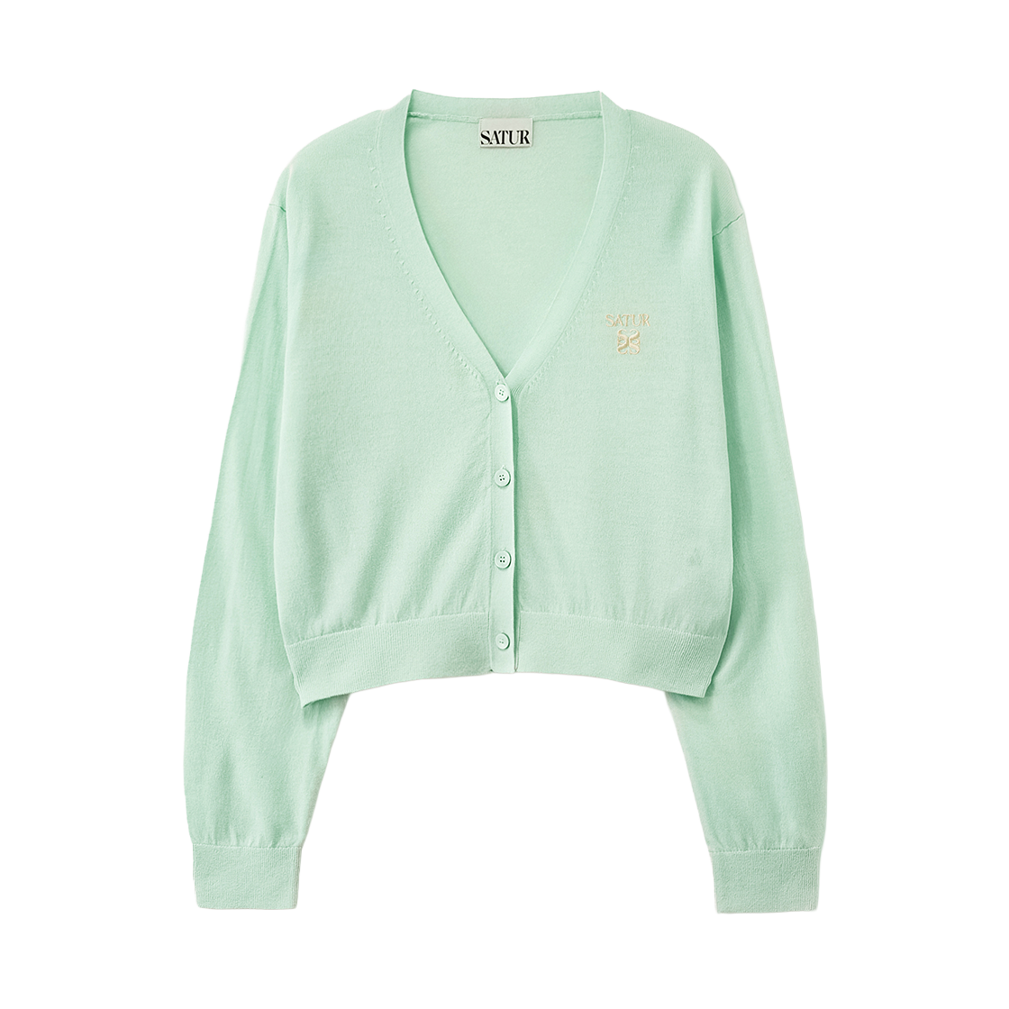 SA261WKC03MNT0 [사은품 증정] SATUR W Loren Linen Blend Cardigan Mint