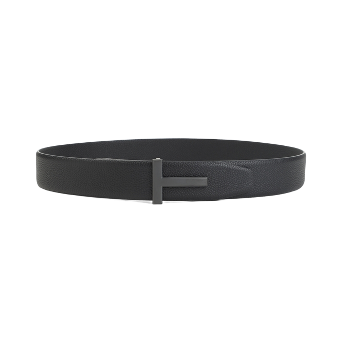 TB178-LCL236L-NAA Tom Ford Reversible T Buckle Belt Black