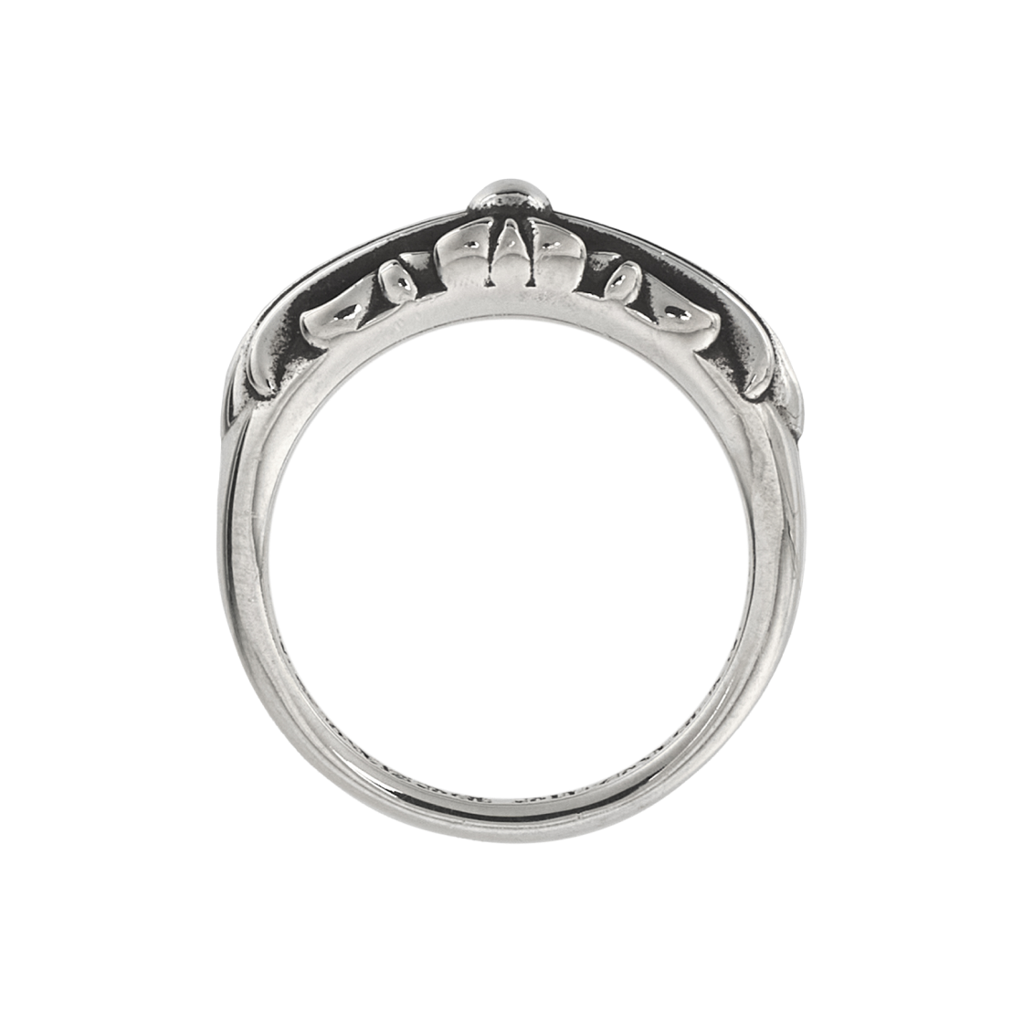 크롬하츠 베이비 클래식 플로럴 크로스 링 실버(Chrome Hearts Baby Classic Floral Cross Ring Silver) - 3
