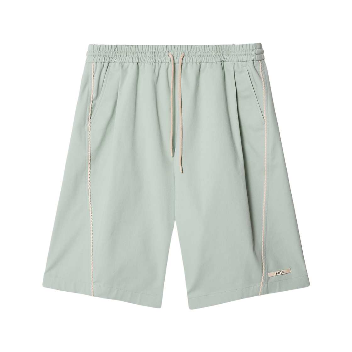 [사은품 증정] 세터 사이드 턱 커브드 버뮤다 팬츠 민트