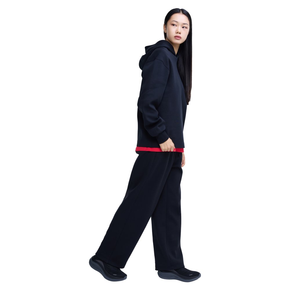 프로-스펙스 유니 에센셜 스트레이트 스웨트팬츠 (릴렉스드 핏) 블랙(PRO-SPECS Uni Essential Straight Sweatpants (Relaxed Fit) Black) - 4