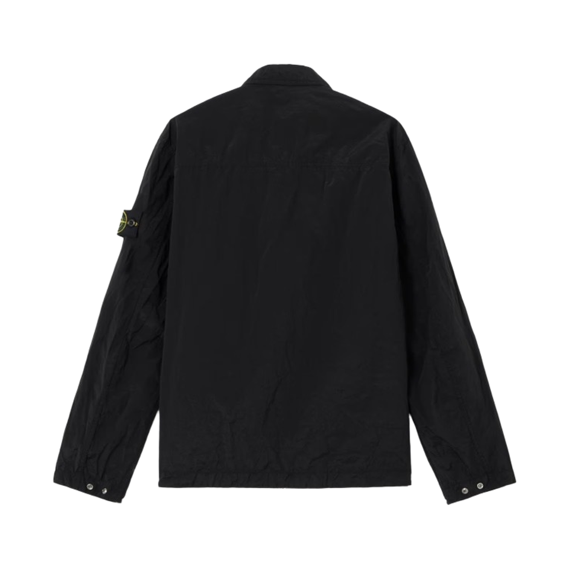 스톤 아일랜드 1200038 나일론 메탈 에코닐 레귤러핏 오버셔츠 블랙 - 26SS(Stone Island 1200038 Nylon Metal In Econyl Regular-Fit Overshirt with Zip Pocket Black - 26SS) - 2