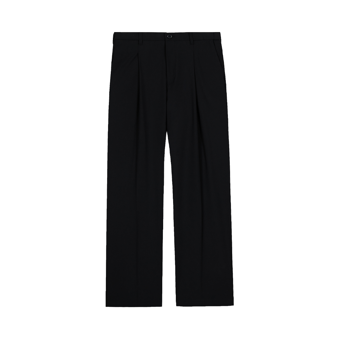 지오송지오 컬렉션 타임리스 세미와이드 팬츠 블랙 BI2PT293BK(ZIOSONGZIO COLLECTION Timeless Semi Wide Pants Black)