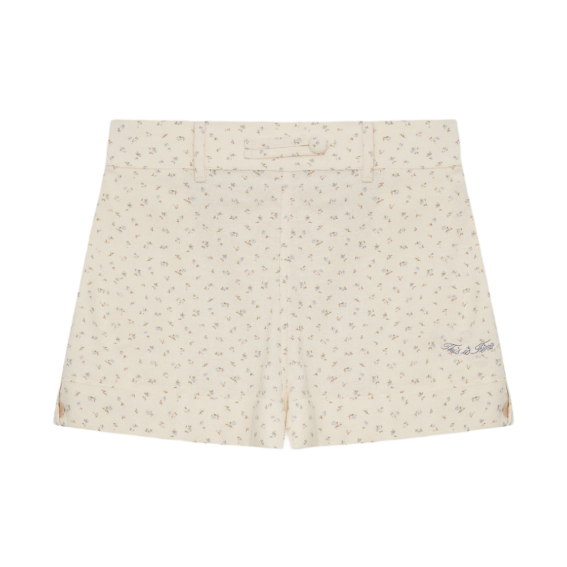 디스이즈파인 파자마 쇼츠 플로럴(THIS IS FINE Pajama Shorts Floral) - 1