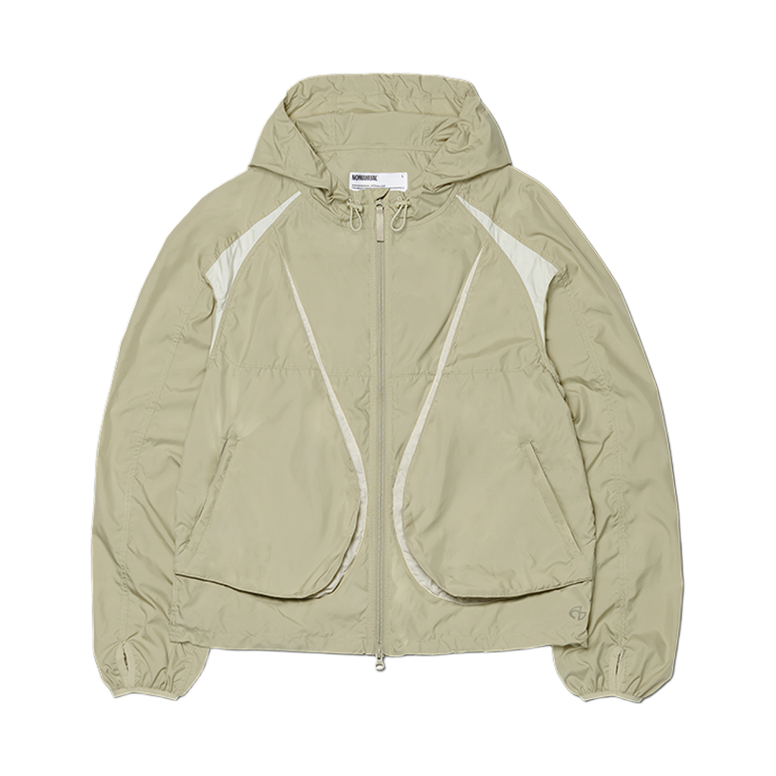 노매뉴얼 라이트 슬래시 자켓 베이지(NOMANUAL Light Slash Jacket Beige)