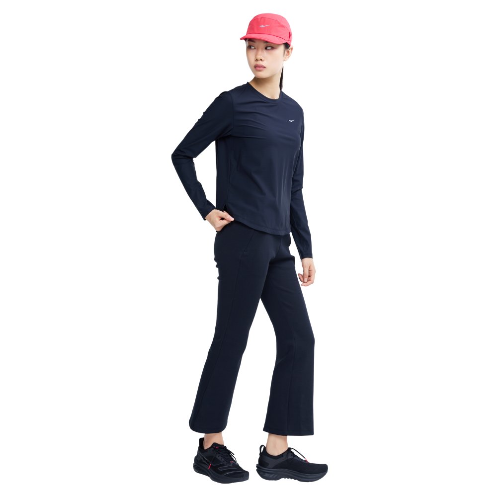 프로-스펙스 여성 에센셜 부츠컷 팬츠 블랙(PRO-SPECS Women Essential Bootcut Pants Black) - 5