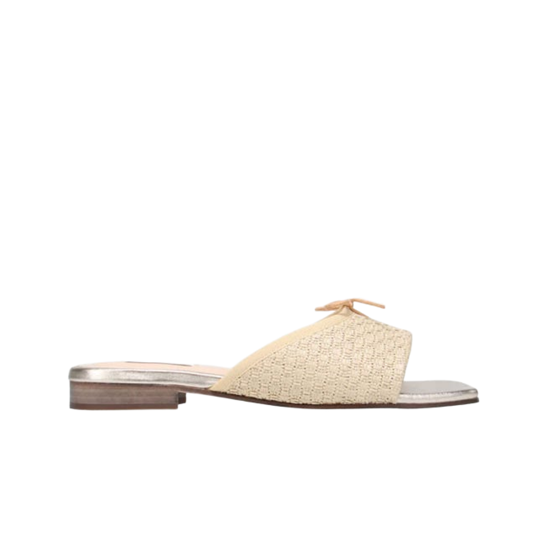 (W) 레페토 조르다나 뮬 베이지 라이트 골드((W) Repetto Jordana Mules Beige Light Gold) - 1