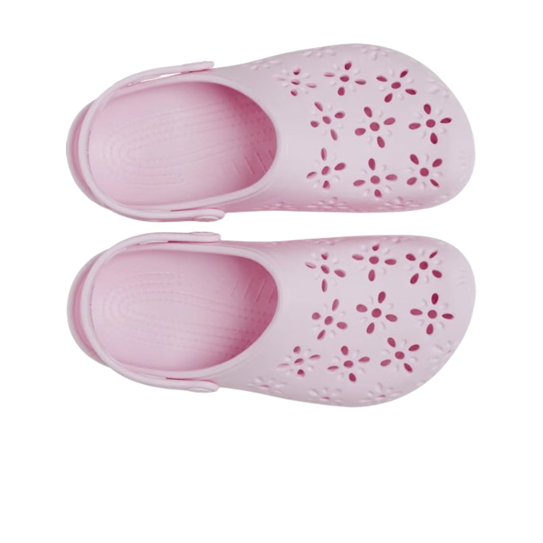 크록스 클래식 플로럴 컷아웃 클로그 핑크 밀크(Crocs Classic Floral Cut Out Clog Pink Milk) - 2