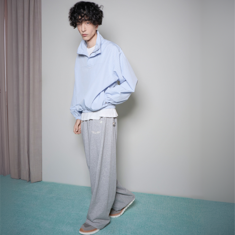 디스이즈파인 버튼 스웻팬츠 스포티프 그레이(THIS IS FINE Button Sweatpants Sportif Gray) - 2