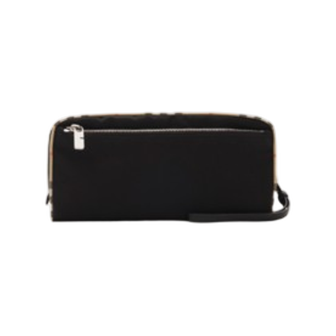 버버리 라지 체크 트림 트래블 파우치 블랙(Burberry Large Check Trim Travel Pouch Black) - 3