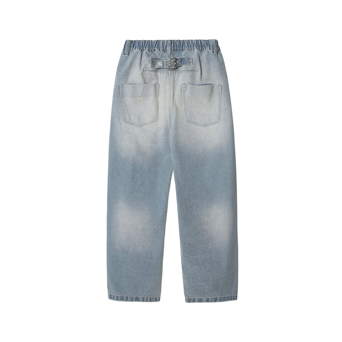 [사은품 증정] 세터 원 턱 밴딩 데님 팬츠 라이트 블루([사은품 증정] SATUR One Tuck Banding Denim Pants Light Blue) - 2