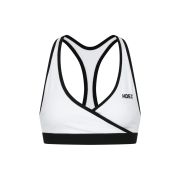 HDEX Support Cross Line Bra Top White