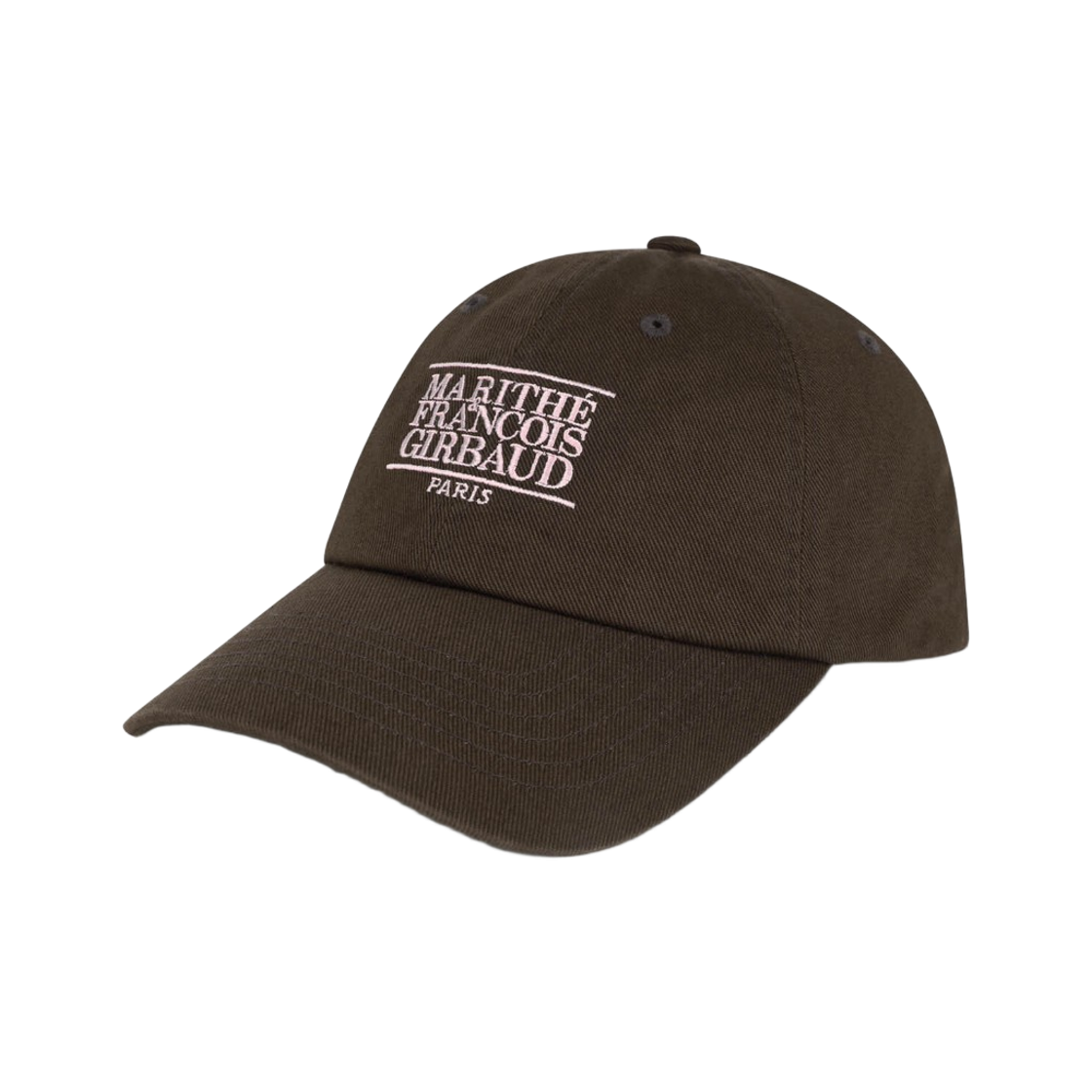 - Marithe Francois Girbaud Small Classic Logo Cap Dark Brown