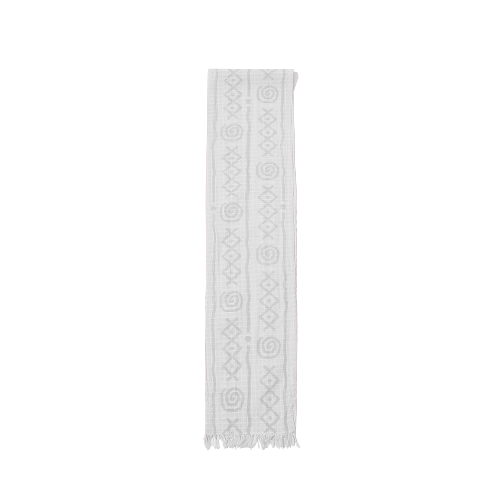 메인부스 오프셋 패턴 스카프 아이보리(MAINBOOTH Offset Pattern Scarf IVORY) - 3