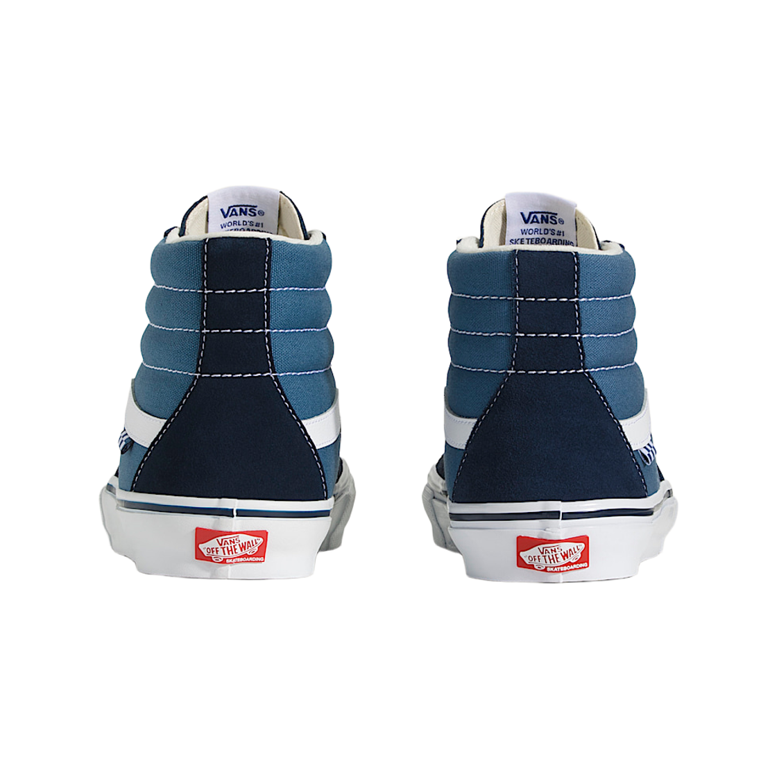 반스 스케이트 스케이트 하이 네이비 화이트(Vans Skate Sk8-Hi Navy White) - 2