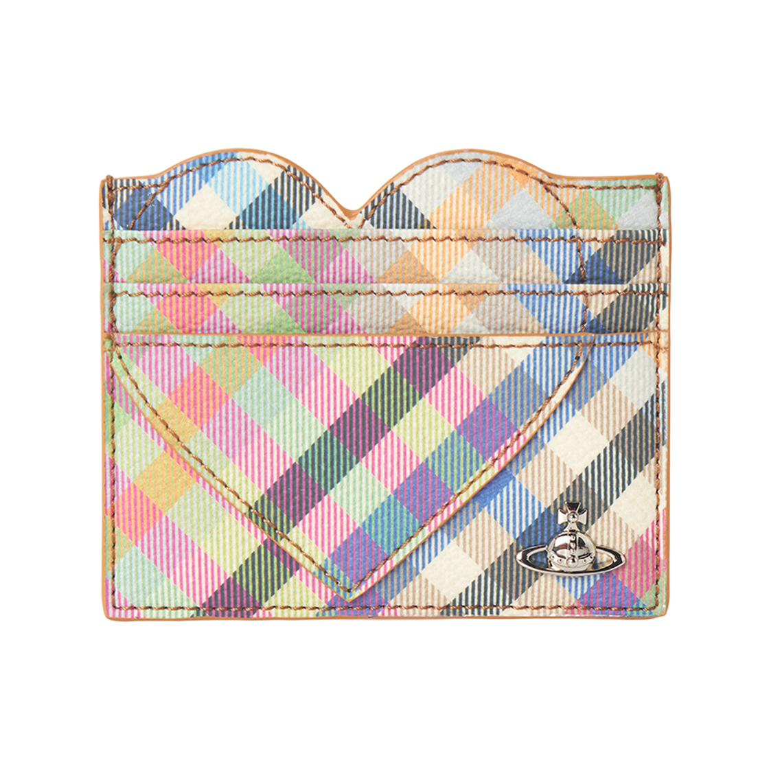5403000MW-S001S-O315 Vivienne Westwood Heart Card Holder Multicolor