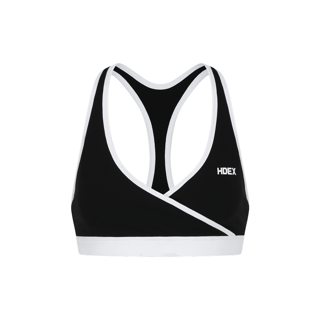 H1AM1WSBT060BK HDEX Support Cross Line Bra Top Black