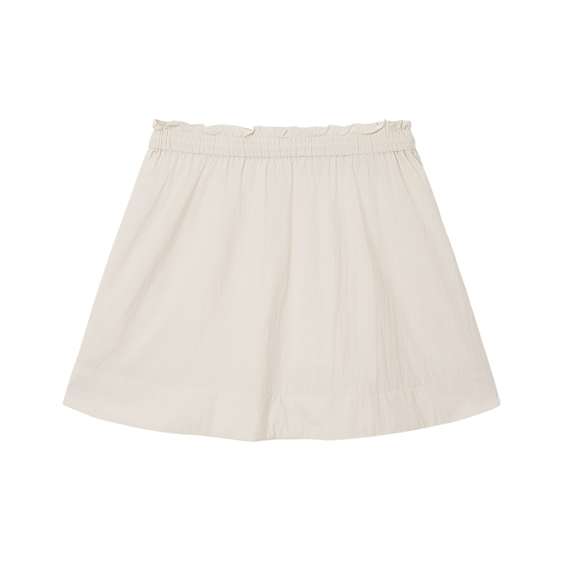 [사은품 증정] 세터 우먼 로고 스트링 나일론 플레어 스커트 크림([사은품 증정] SATUR W Logo String Nylon Flare Skirt Cream) - 2