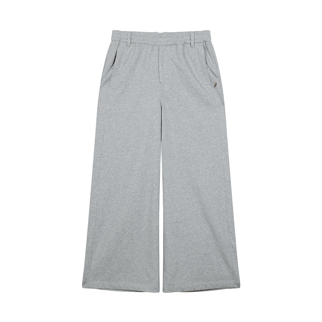 지오송지오 컬렉션 와이드 스웻 팬츠 그레이 BI2PT202GY(ZIOSONGZIO COLLECTION Wide Sweatpants Grey)
