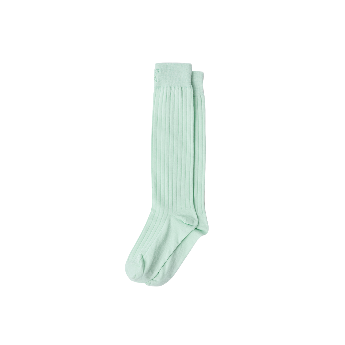 세터 우먼 시스루 골지 삭스 민트(SATUR W See-through Ribbed Socks Mint)