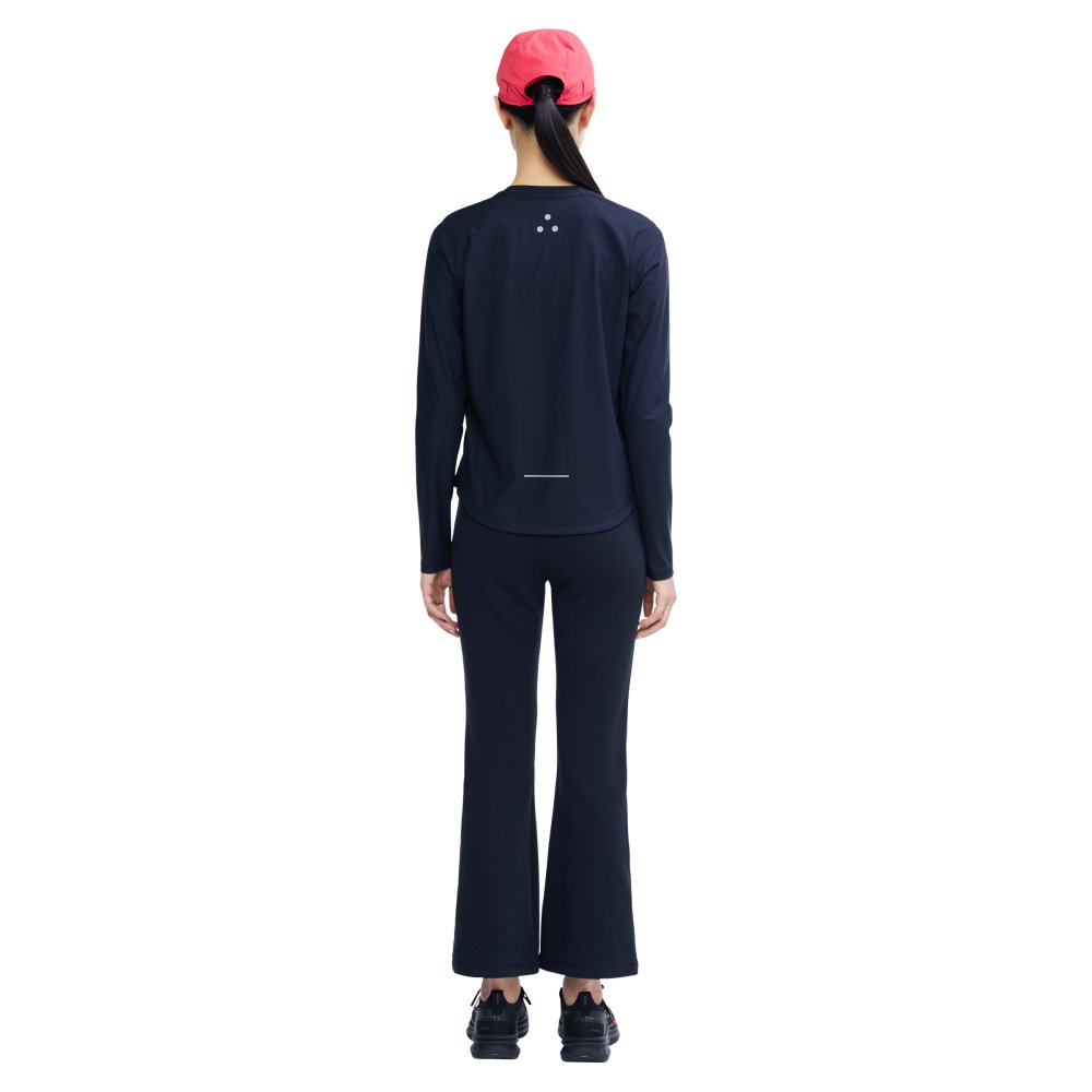 프로-스펙스 여성 에센셜 부츠컷 팬츠 블랙(PRO-SPECS Women Essential Bootcut Pants Black) - 3