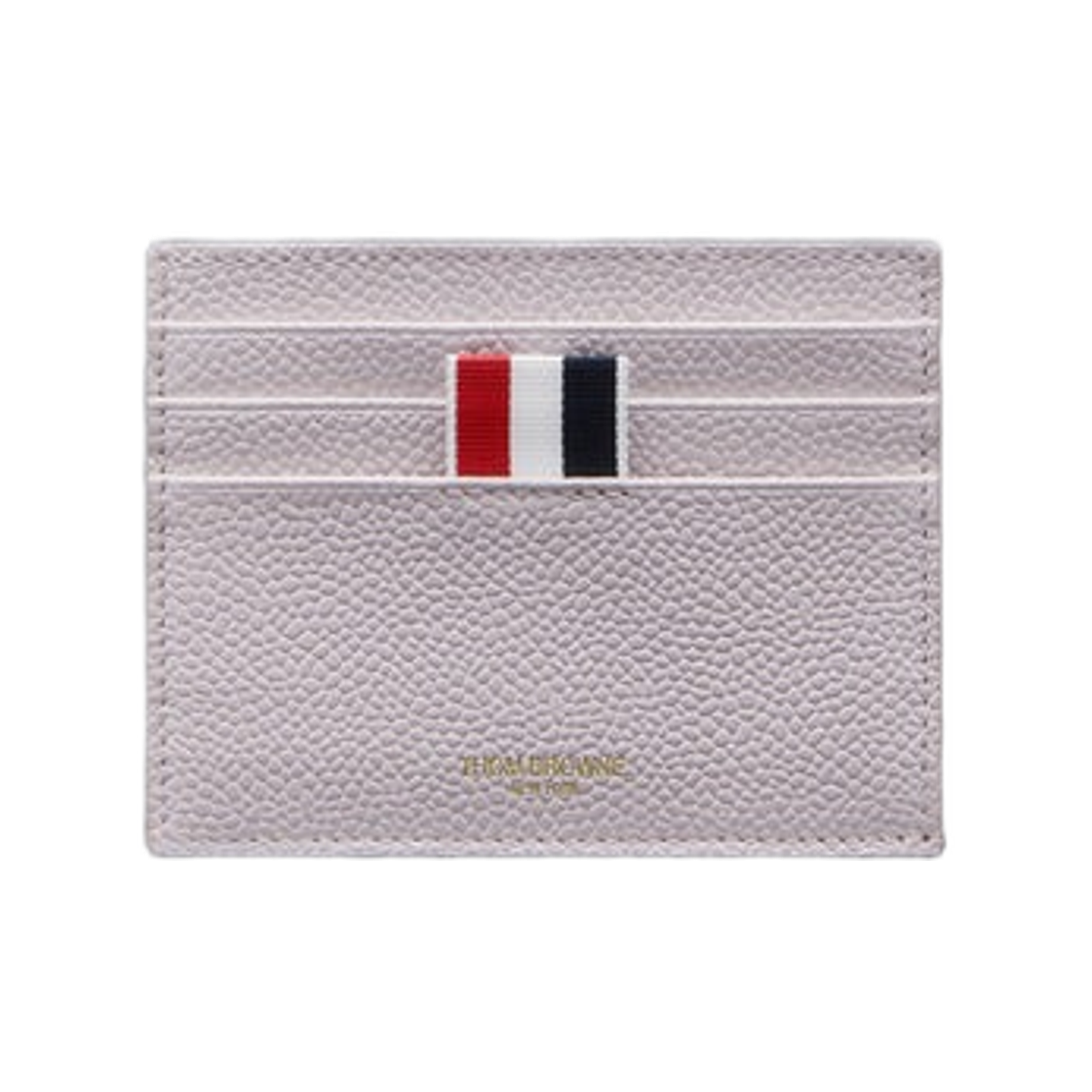 톰브라운 페블 그레인 노트 컴파트먼트 카드 홀더 라이트 핑크(Thom Browne Pebble Grain Note Compartment Card Holder Light Pink) - 1
