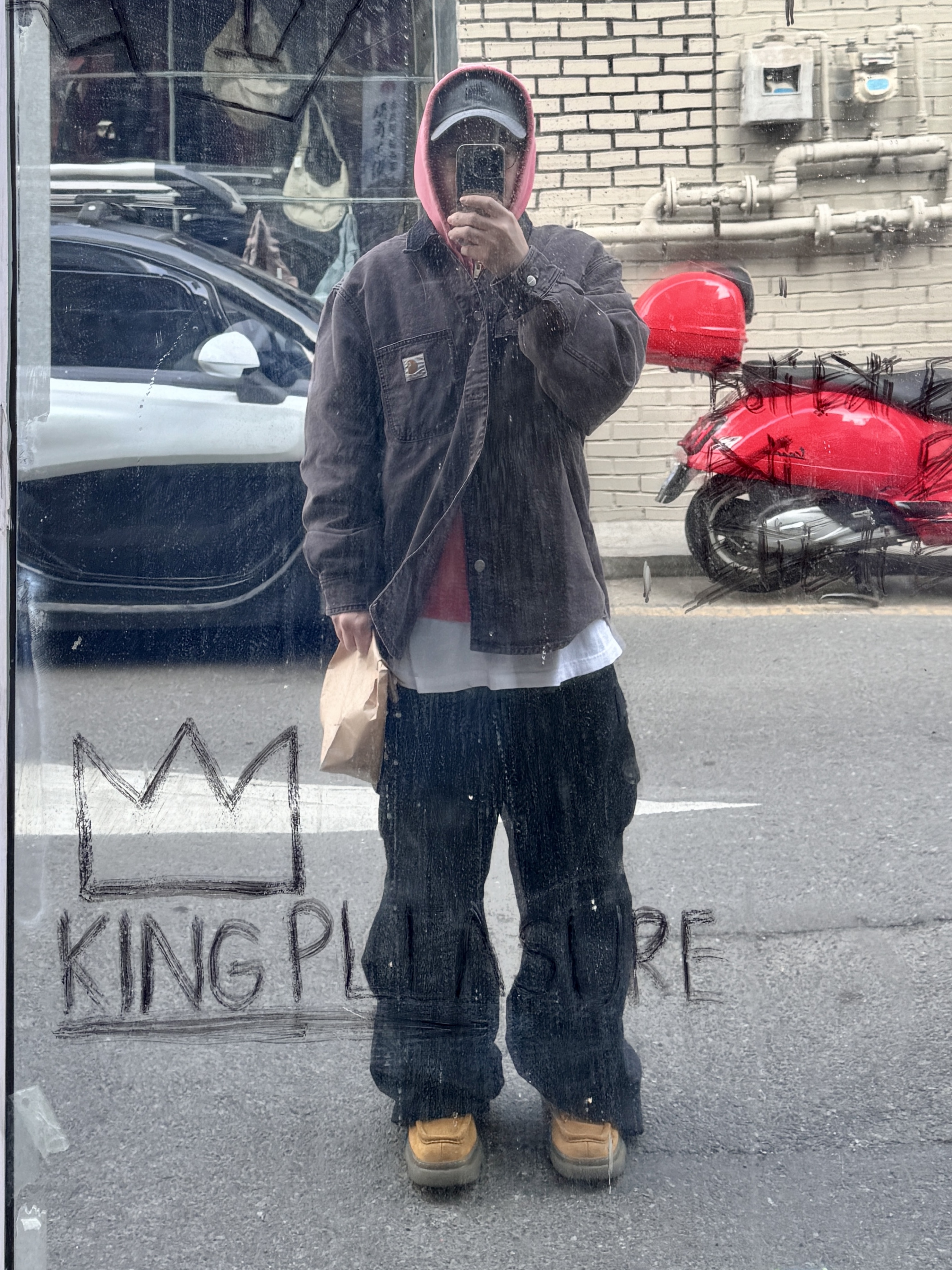 Burberry Suede Creeper Shoes Brown, Stussy Washed Basic Low Pro Cap Charcoal 착용 스타일