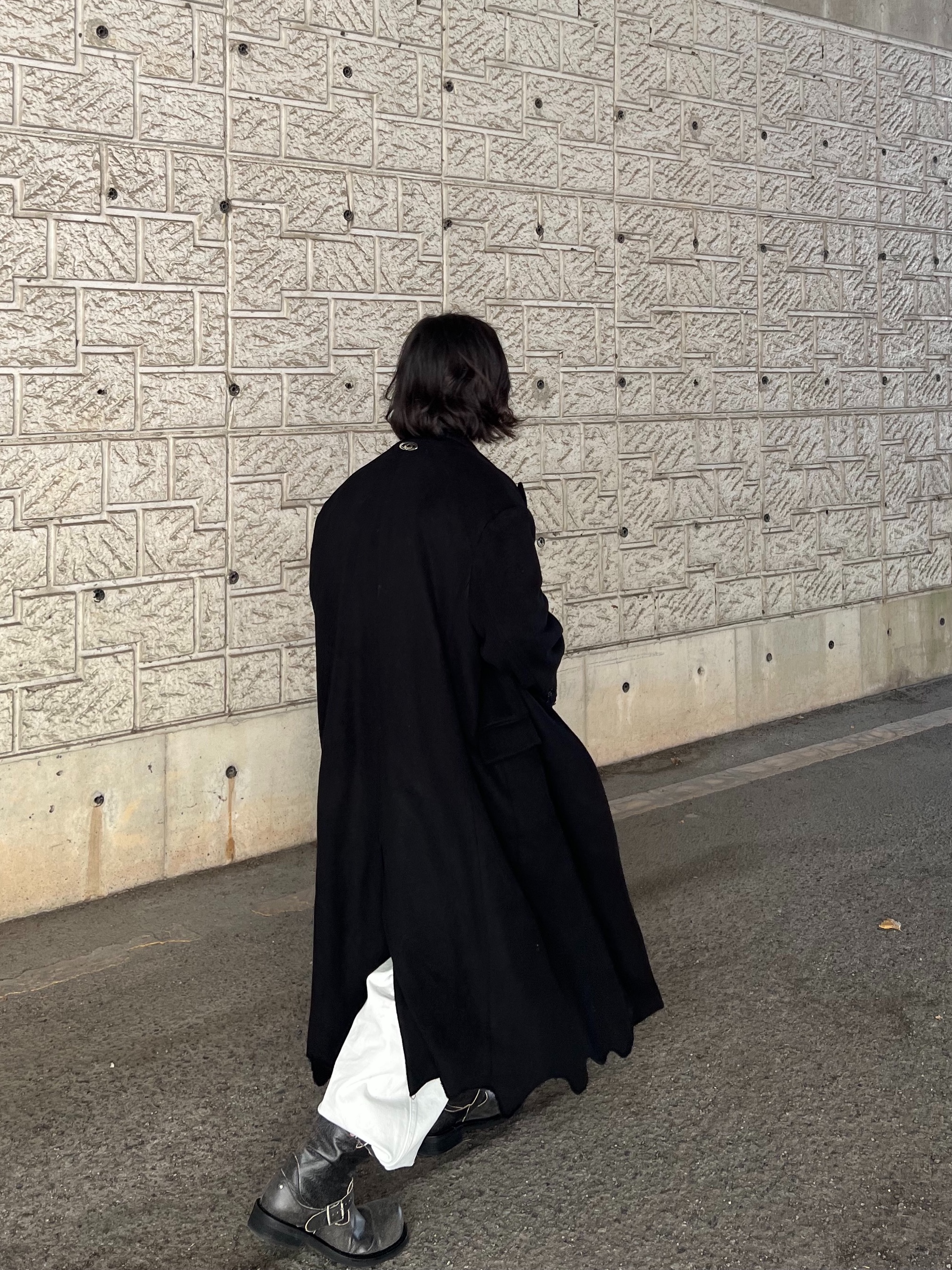qAp Baby Crewneck Black, Undermycar MU.128 Original Logo Cracked Leather Belt Silver / Black 착용 스타일 - 8