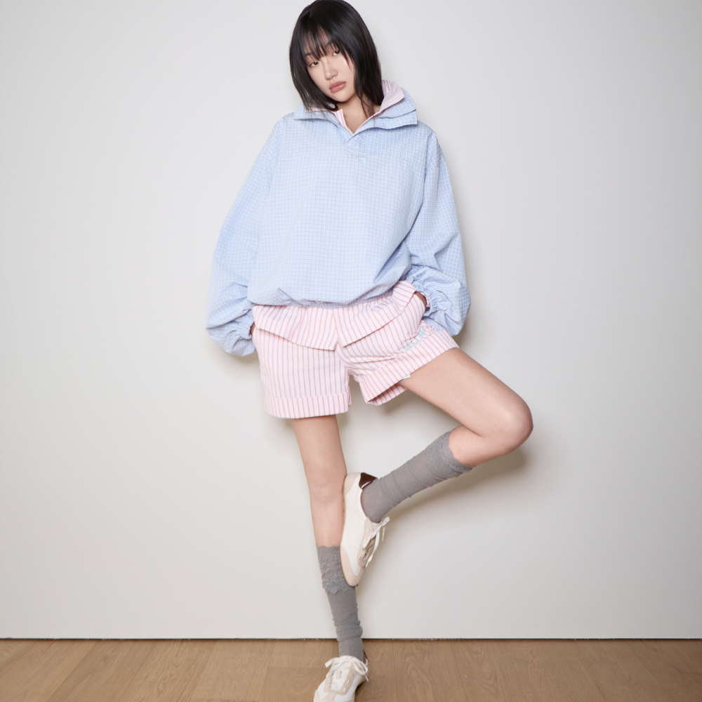 디스이즈파인 파자마 쇼츠 핑크(THIS IS FINE Pajama Shorts Pink) - 2
