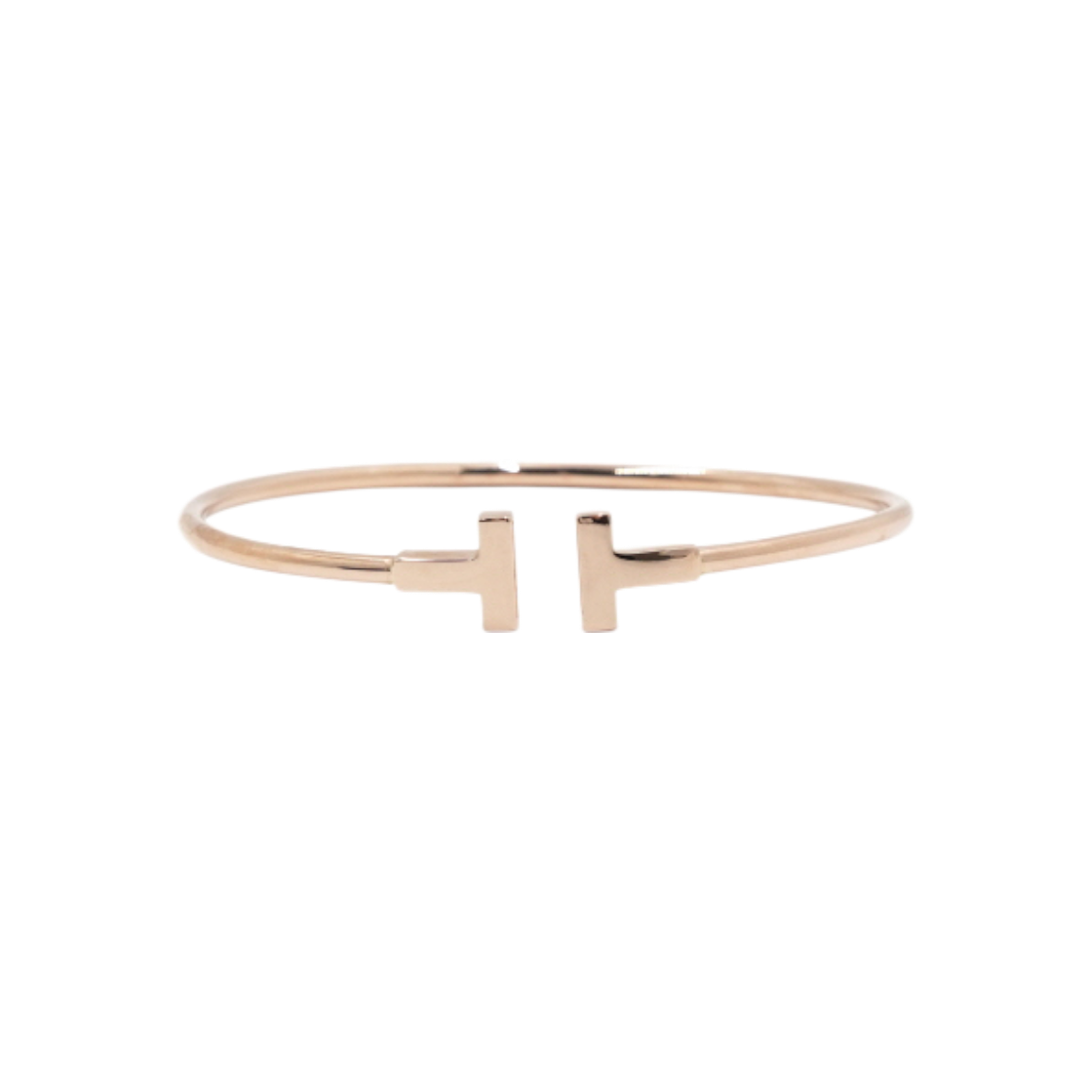 티파니 18K로즈골드 T와이어 브레이슬릿 여성 팔찌aa58436(Tiffany 18K Rose Gold T Wire Bracelet) - 1