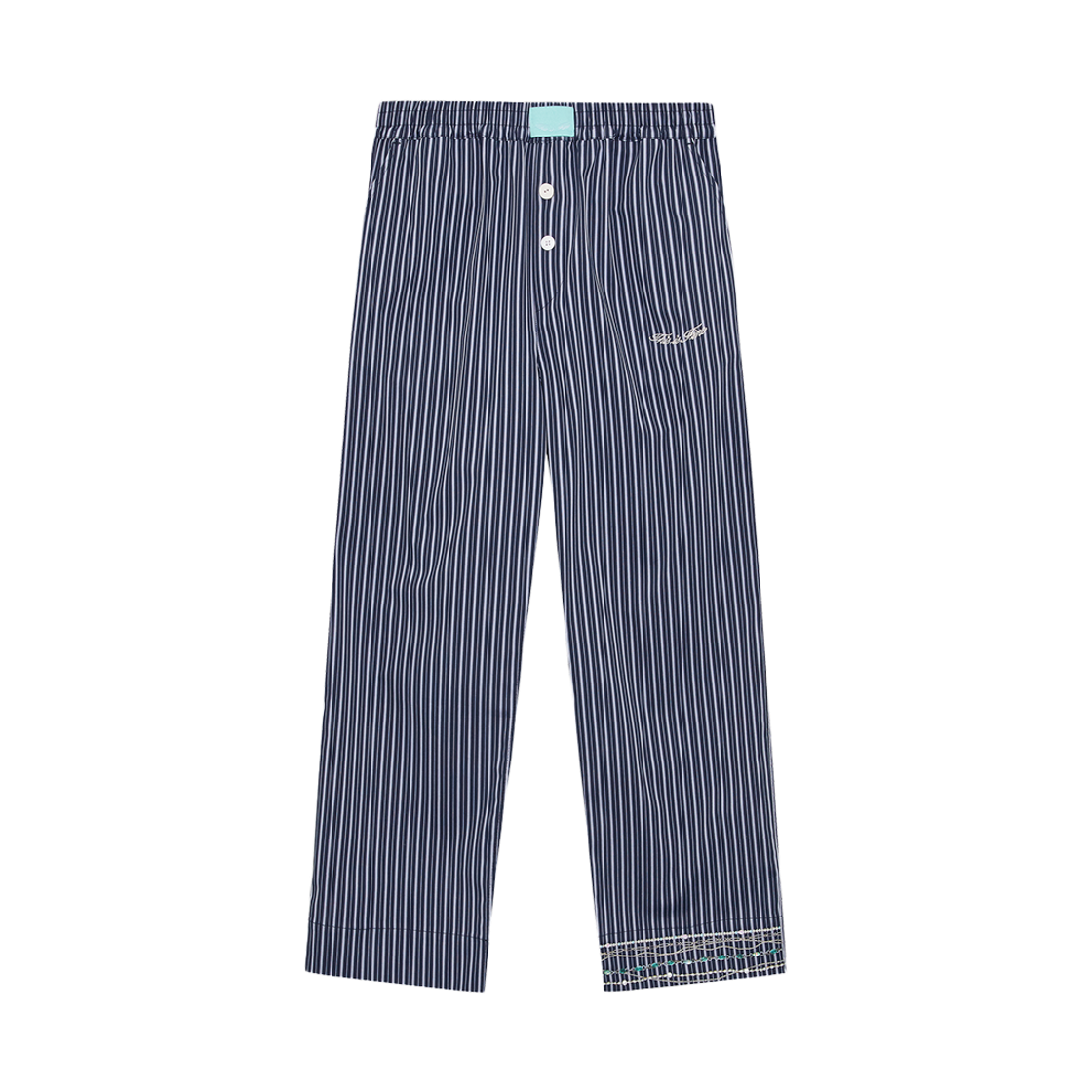 디스이즈파인 파자마 팬츠 네이비(THIS IS FINE Pajama Pants Navy)