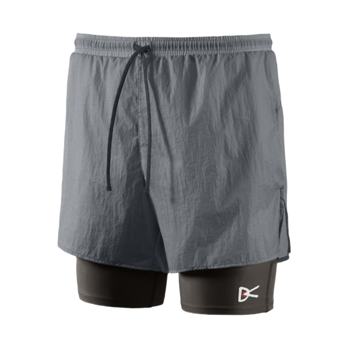 디스트릭트 비전 립스탑 레이어드 트레일 쇼츠 차콜 슬레이트 브라운