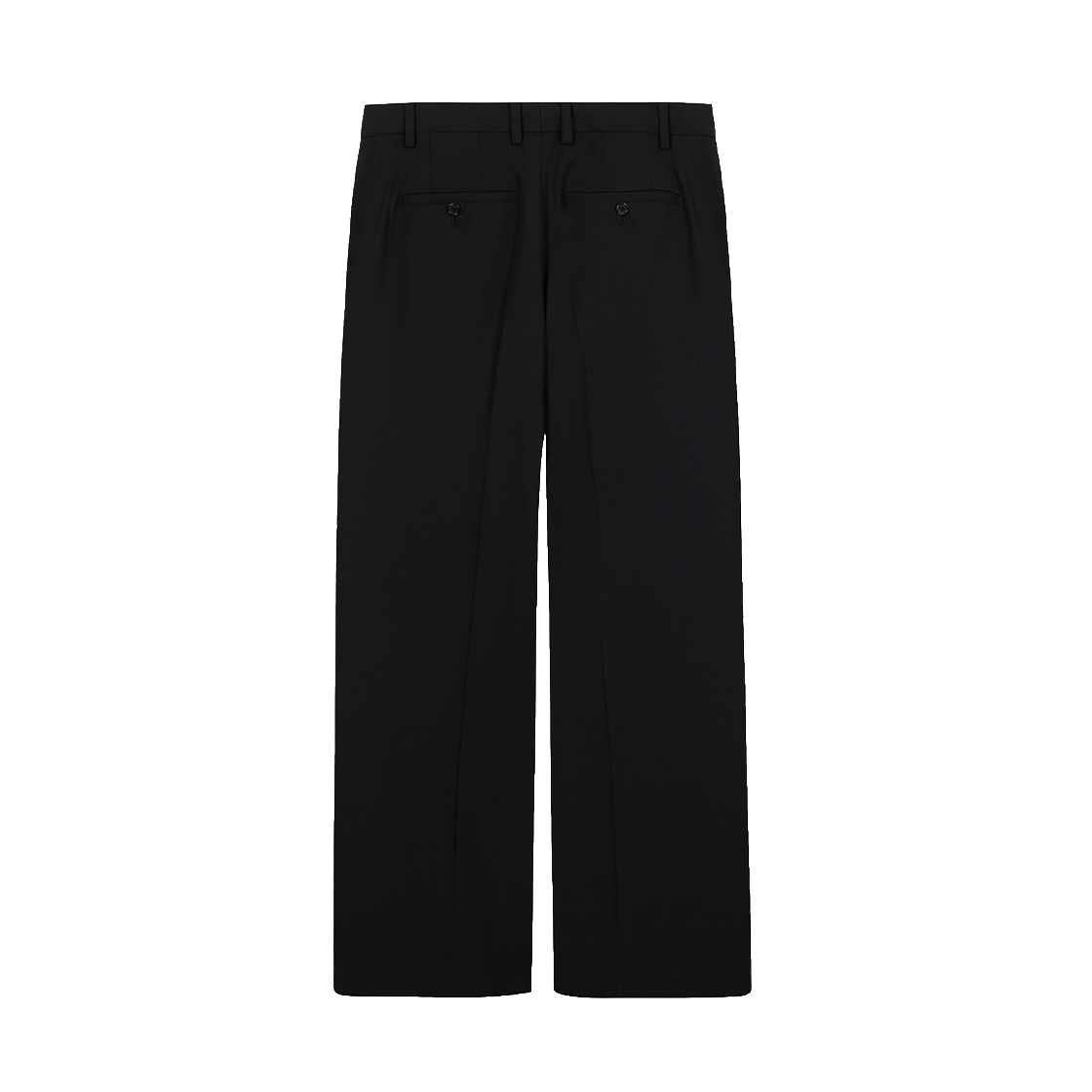 지오송지오 컬렉션 원턱 세미와이드 마르조또 팬츠 블랙 BI2PT252BK(ZIOSONGZIO COLLECTION One Tuck Semi Wide Marzotto Pants Black) - 2