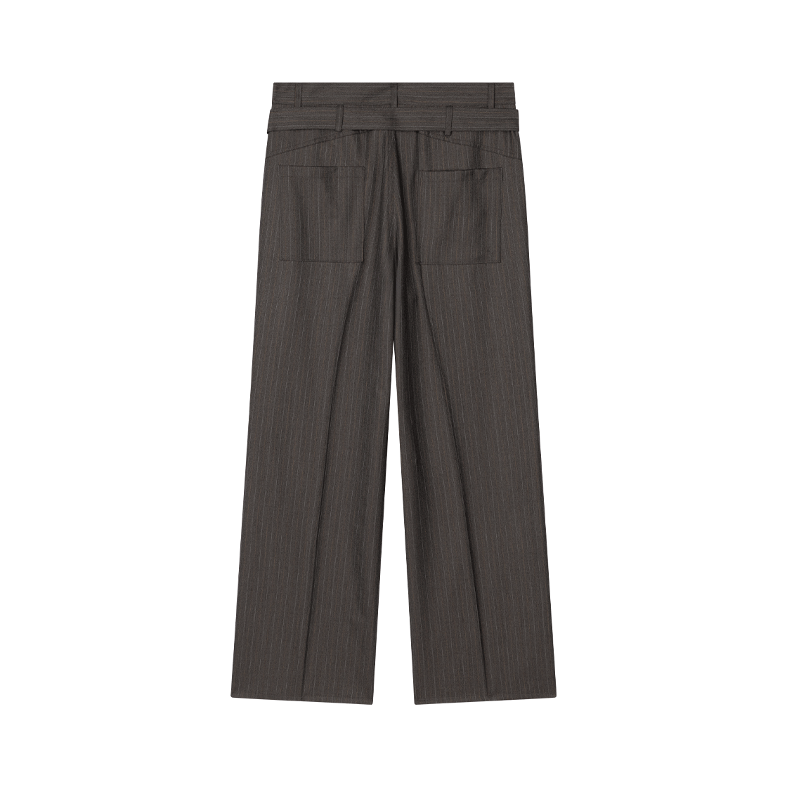 웨이비니스 레이어드 벨티드 트라우저 앤트러사이트(Waviness Layered Belted Trousers Anthracite) - 2