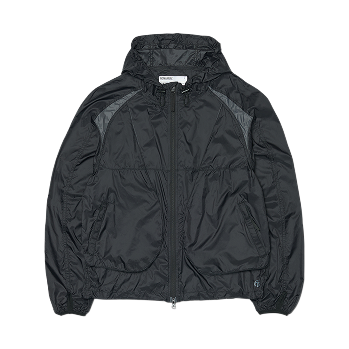 노매뉴얼 라이트 슬래시 자켓 글로시 블랙(NOMANUAL Light Slash Jacket Glossy Black)