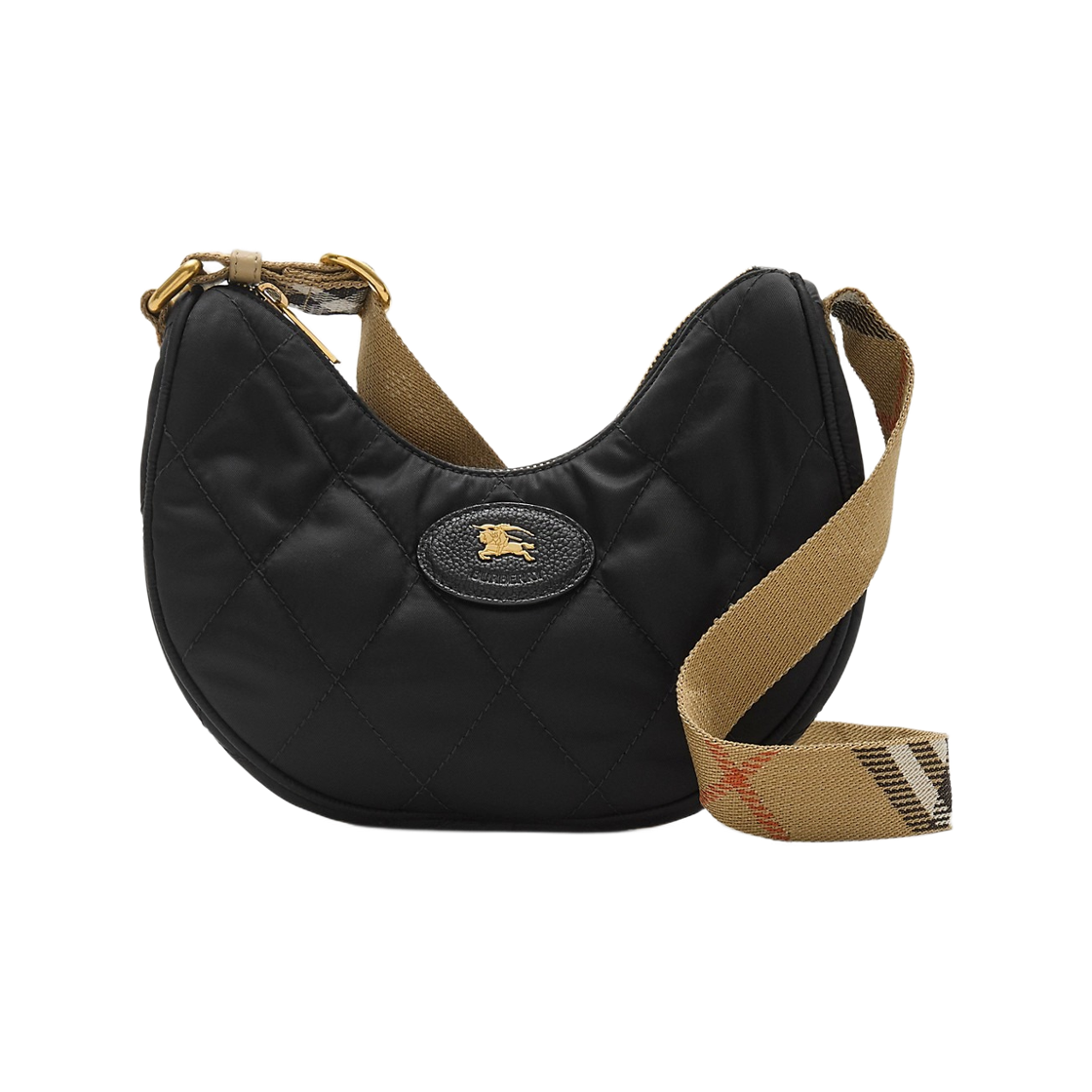 버버리 홀스슈 크로스바디백 블랙(Burberry Horseshoe Crossbody Bag Black) - 1