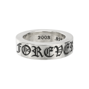 Chrome Hearts Spacer Forever Ring 6mm Silver
