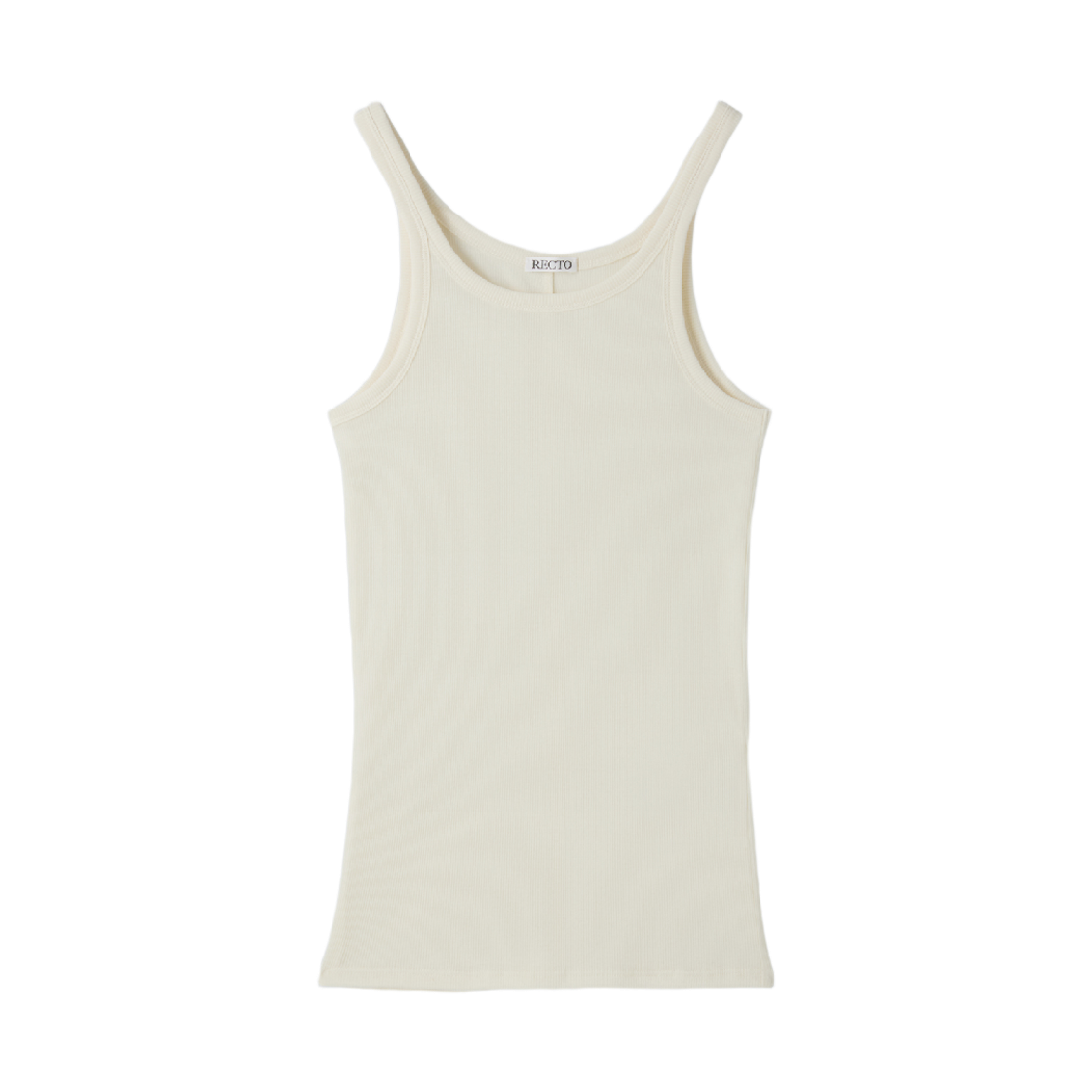 렉토 딥 스쿱 탱크 탑 크림(Recto Deep Scoop Tank Top Cream)