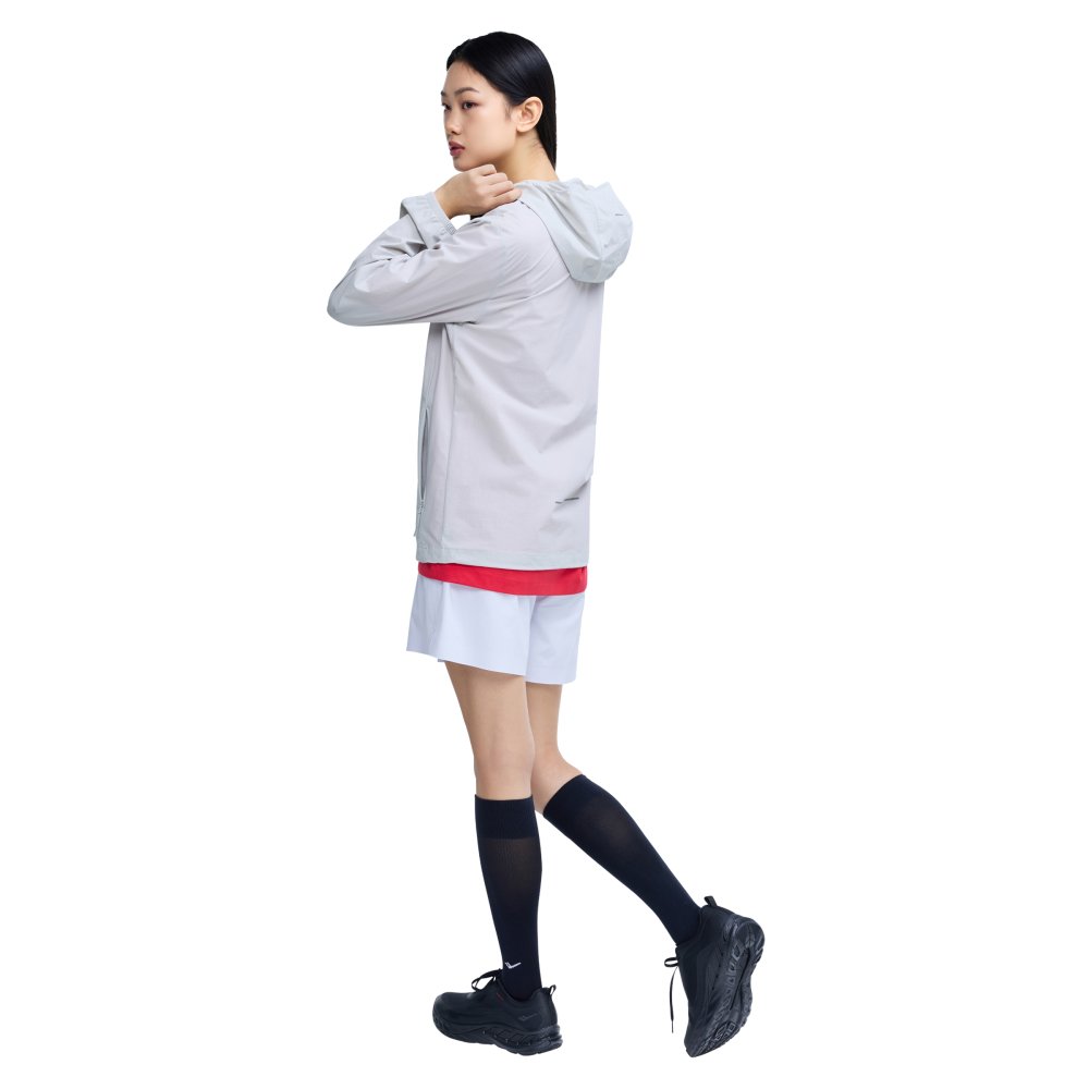 프로-스펙스 유니 윈드플로우 러닝 바람막이 자켓 라이트 그레이(PRO-SPECS Uni Windflow Running Windbreaker Jacket Light Grey) - 4