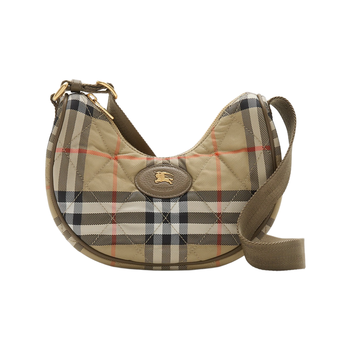 8122136 Burberry Horseshoe Crossbody Bag Sand Beige