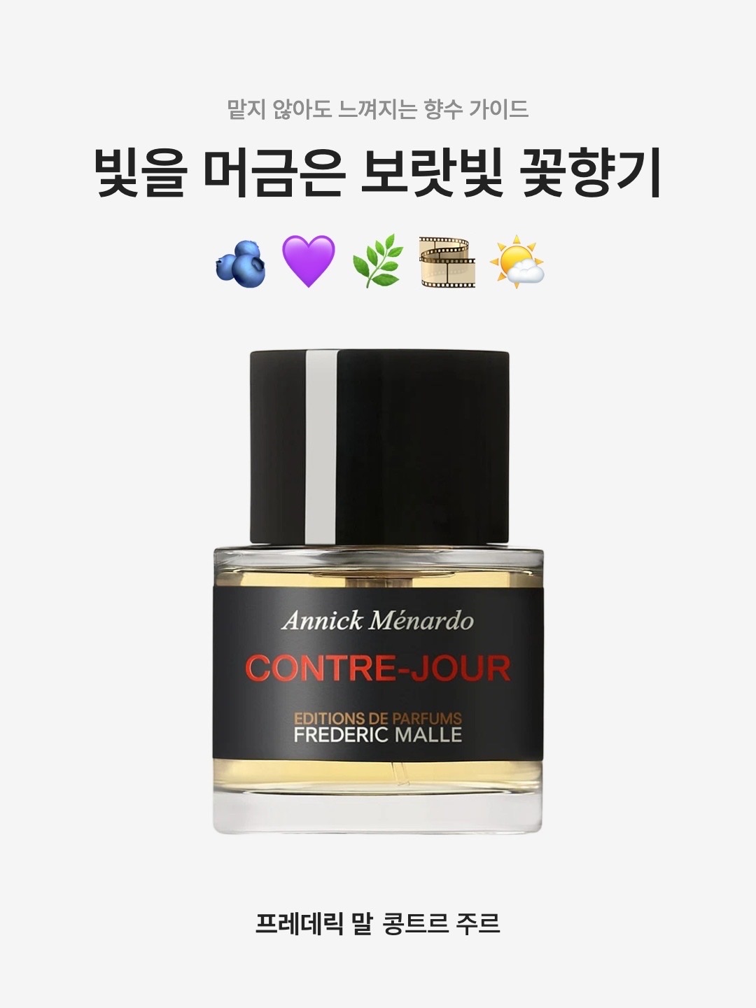 Frederic Malle Contre Jour 100ml, Frederic Malle Contre Jour 50ml 착용 스타일 - 1
