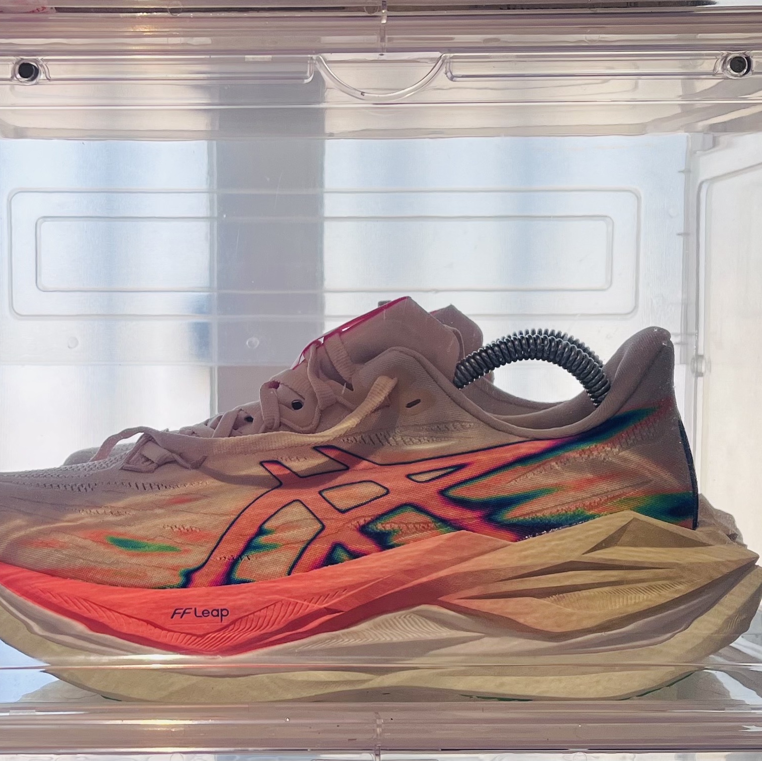 Asics Superblast 3 Seashell Sun Coral 착용 스타일 - 1