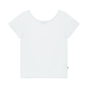 COYSEIO 038 Loose Off-Shoulder T-Shirt White